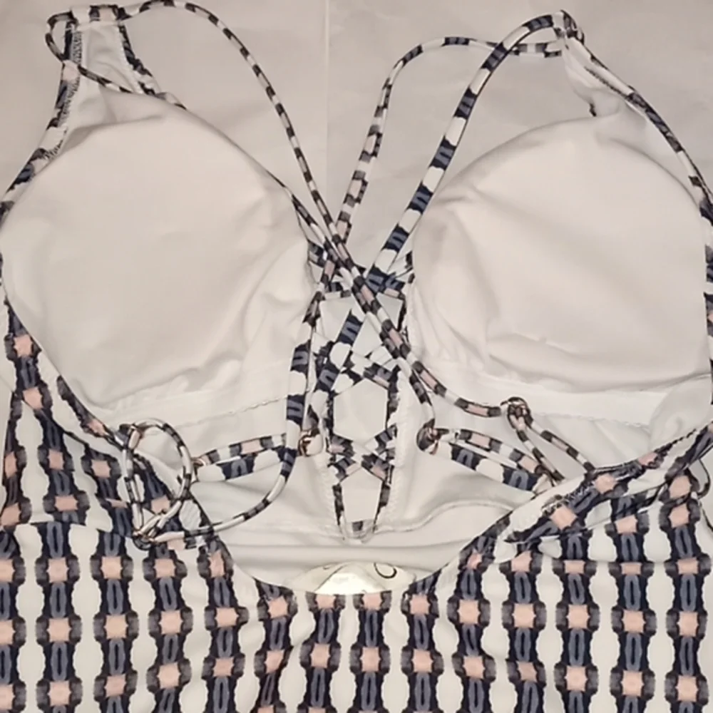 Jessica Simpson Venice Beach Plunge Swimsuit S NWOT‎